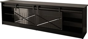 TV stolík GRANERO 200 - čierna, vysoký lesk
