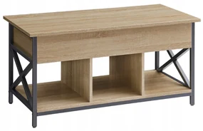 Konferenčný stolík TAYLOR SONOMA s výsuvnou doskou 100x50 cm