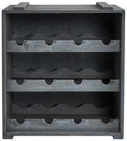 Butlers VINOTHEK Regál na víno - šedá