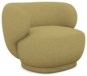 Kreslo v horčicovej farbe Hina – Makamii