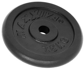 MAXXIVA 81685 Sada 2 závažia na činky celkom 15 kg, liatina, čiern