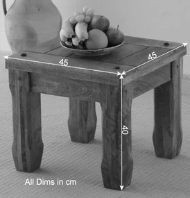 furniture-nabytek.cz - Odkladací stolík 45x45x40cm