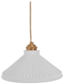 Biele závesné svietidlo SULION Elena, výška 150 cm