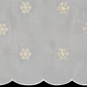 ZÁCLONA NA PÚTKACH XMAS20 350X145 CM VZOROVANÁ