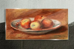 Skleneny obraz Doska ovocie jablko