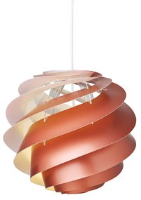LE KLINT Swirl 3 Small – závesná lampa v medenej
