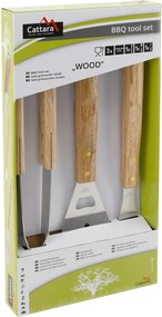 Súprava 3 kusov grilovacieho náradia Cattara Wood