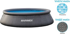 Marimex | Bazén Marimex Tampa 3,66x0,91 m s filtráciou- motív RATAN | 19900082