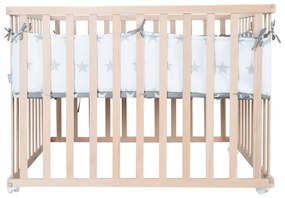 Detská ohrádka v prírodnej farbe 100x100 cm – Roba