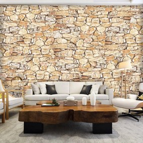 Fototapeta - Stone Wall Rock (152,5x104 cm)