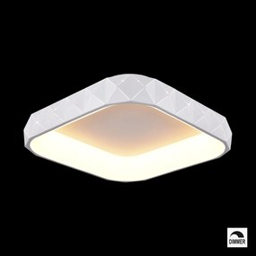 LUXERA Prisadené LED stropné svietidlo CANVAS, 50W, denná biela, 60x60cm, hranaté