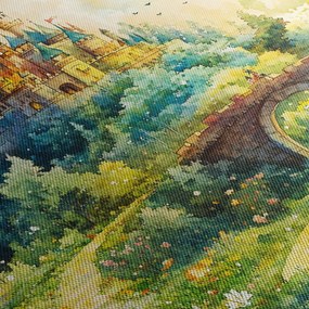 Obraz - Rozprávkový zámok (120x50 cm)
