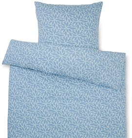 Posteľná bielizeň zo zimného džerseja, svetlomodrá, štandardná veľkosť
