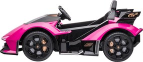 LEAN CARS Elektrické autíčko Lamborghini GT HL528 LED svetlá MP3 ružové