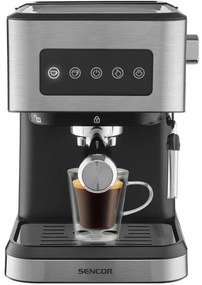 Sencor - pákový espresso kávovar 1050W/230V čierny/matný chróm
