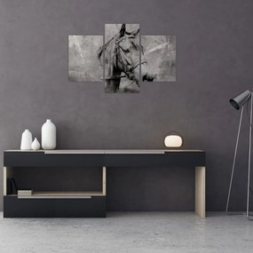 Obraz - Portrét koňa (90x60 cm)