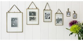 Kovový stojací rámček v zlatej farbe 20x37,5 cm – Rex London