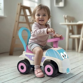 Dolu Odrážadlo auto, bielo-ružová