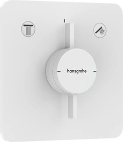 Hansgrohe DuoTurn Q, batéria pod omietku pre 2 spotrebiče, biela matná, HAN-75414700