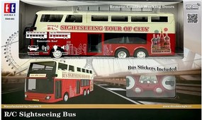 Double E Diaľkovo ovládaný R/C 2.4G podlahový autobus 1:18