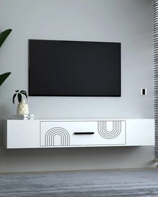 TV stolík/skrinka Kondor B (biela). Akcia -16%. Vlastná spoľahlivá doprava až k Vám domov. 1127730