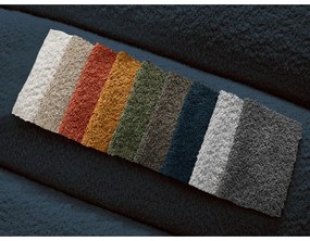 Tmavomodrá podnožka z textílie buklé Annecy – Bobochic Paris