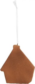 Závesná dekorácia perníková chalúpka Frosted Ginger - 9*1*10 cm