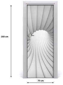 Samolepiace fototapety na dvere abstrakcie tunel 75x205 cm