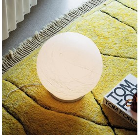 Ideal Lux - Stolná lampa CARTA 1xE27/25W/230V pr. 40 cm biela