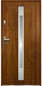 Dvere vchodové Jupiter P55 90P zlatý dub