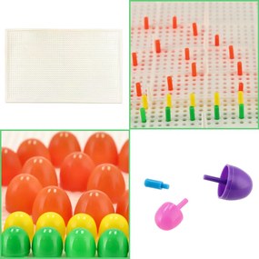 IKO Kreatívne puzzle - farebné špendlíky 600 prvkov