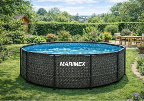 Marimex | Bazén Marimex Florida 3,66x1,22 m so zabudovaným skimmerom - motív RATAN | 10340320