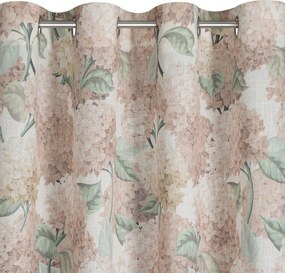 ZÁVES NA KRÚŽKOCH DEMI 140X250 CM VZOROVANÁ