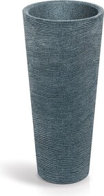 Plastový květináč TUBRAN ROUND SLIM - výber z 6 prevedení