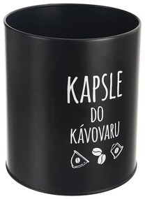 Orion Plechová dóza na Kapsule do kávovaru, BLACK​