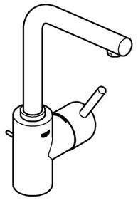 GROHE 23739002 - Umývadlová batéria CONCETTO 291 mm lesklý chróm