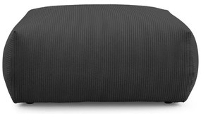 Tmavosivá menčestrová podnožka Voltaire – Bobochic Paris