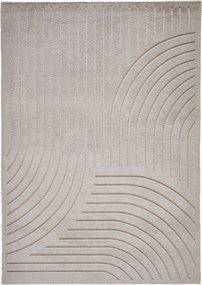 XXXLutz KOBEREC S VYSOKÝM VLASOM, 60/90 cm, taupe Novel - Koberce - 008104018492