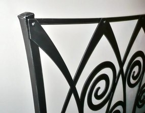 IRON-ART RONDA kanape - dizajnová kovová posteľ 180 x 200 cm, kov
