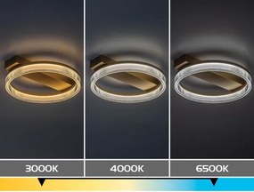 Rabalux 71471 - stmievateľné LED stropné svietidlo RIVONA LED/18W/230V 3000-6500K 37x33 cm + diaľkové ovládanie