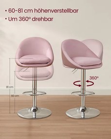 Set dvoch barových stoličiek LJB110R01
