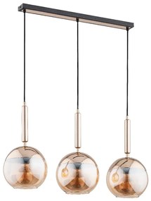 Luster na lanku VOLDA 3xE27/15W/230V mosadz