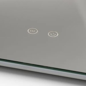 Brilagi - LED stmievateľné kúpeľňové vyhrievané zrkadlo s podsvietením DIANA LED/17W/230V 60x60 cm IP44