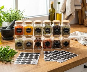 Sada koreničiek HIDALGO béžová (12 ks)