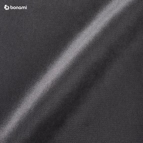 Tmavosivá zamatová rozkladacia rohová pohovka (ľavý roh) Lofty Lilly – Miuform