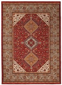 Koberce Breno Kusový koberec PRAGUE 93/IB2R, červená, viacfarebná,200 x 285 cm