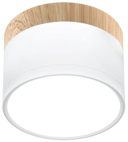 CLX Stropné svietidlo LED HELLA v škandinávskom štýle, 9 W, denná biela, 9 cm, okrúhle
