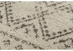 Kusový koberec Shaggy Raba krémový 70x300cm