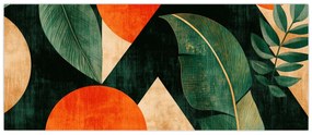 Obraz - Geometrické prírodné motívy II. (120x50 cm)
