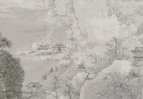 Fototapeta - Čínska krajina (147x102 cm)